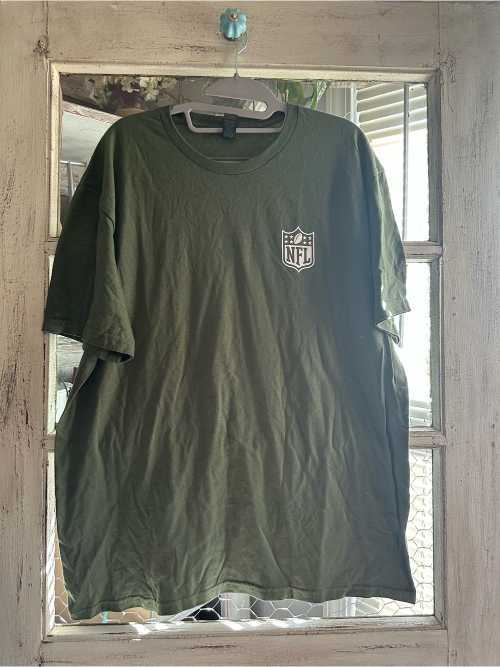 NFL Men's Short Sleeve Tee - Olive Green